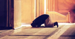 A man praying Salah - Coping Hardships with Islam